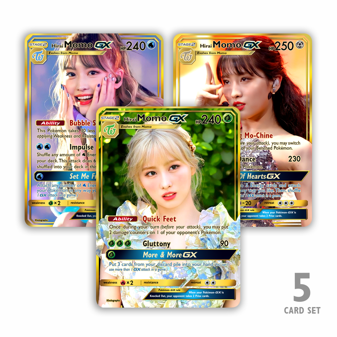 Twice Momo GX Gold Holographic Cards – Kholographic