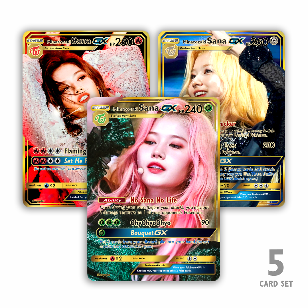 Twice Sana GX Gold Holographic Cards – Kholographic