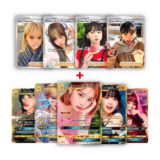 Le Sserafim Chaewon Bundle GX Gold + Trainers