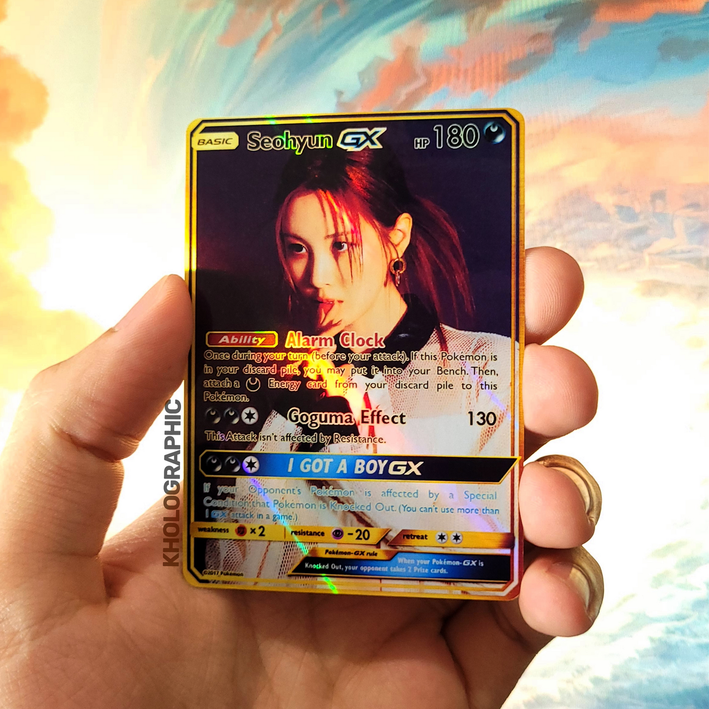 SNSD Girls Generation GX Gold Holographic Cards