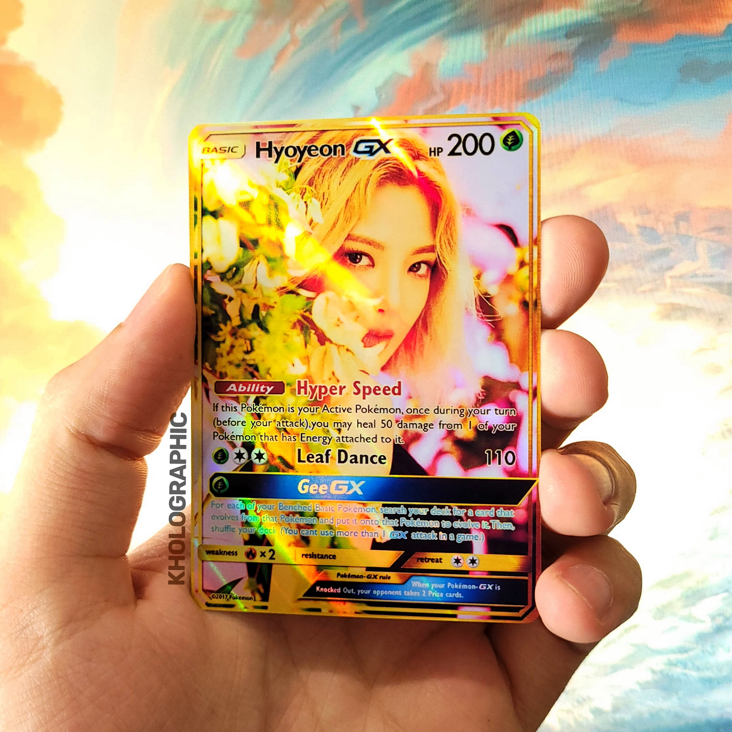 SNSD Girls Generation GX Gold Holographic Cards